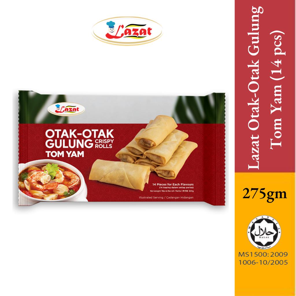 Lazat Otak - Otak Gulung Crispy Rolls - Tom Yam (12pcs/275g) | Shopee ...