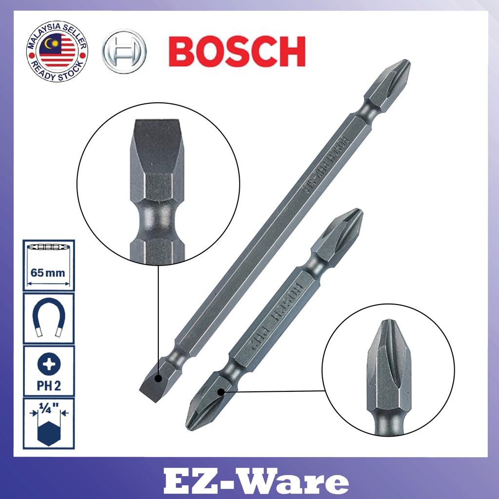 BOSCH Double Ended Screwdriver Bits Pemegang Skrew 2608521039