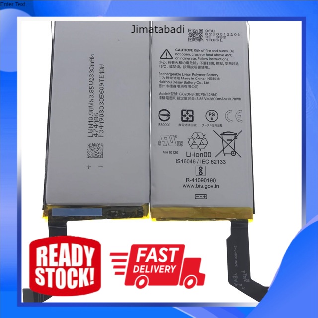 Batteria Di Ricambio Per Google Pixel 4 (G020I-B), 2800mAh, Con Kit Cacciaviti - Foto 4