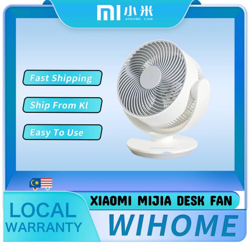 🔥Ready Stock🔥Xiaomi Mijia Desk Fan Oscillating Fan With 5 Speed ...