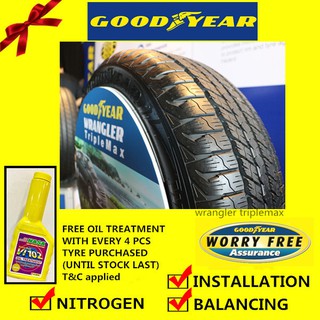 Goodyear Wrangler Triplemax - Prices and Promotions - Apr 2023 | Shopee  Malaysia