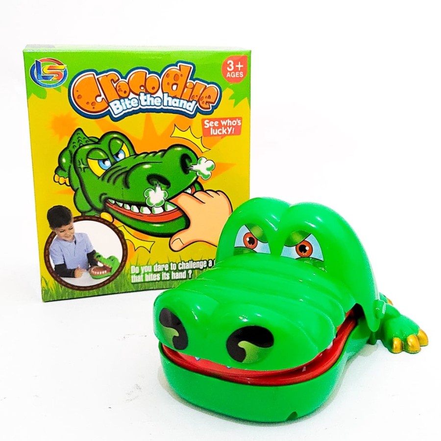 Crocodile Bite Toy - Crocodile Bite The Hand - Shark Lion Dog Bite Toy 