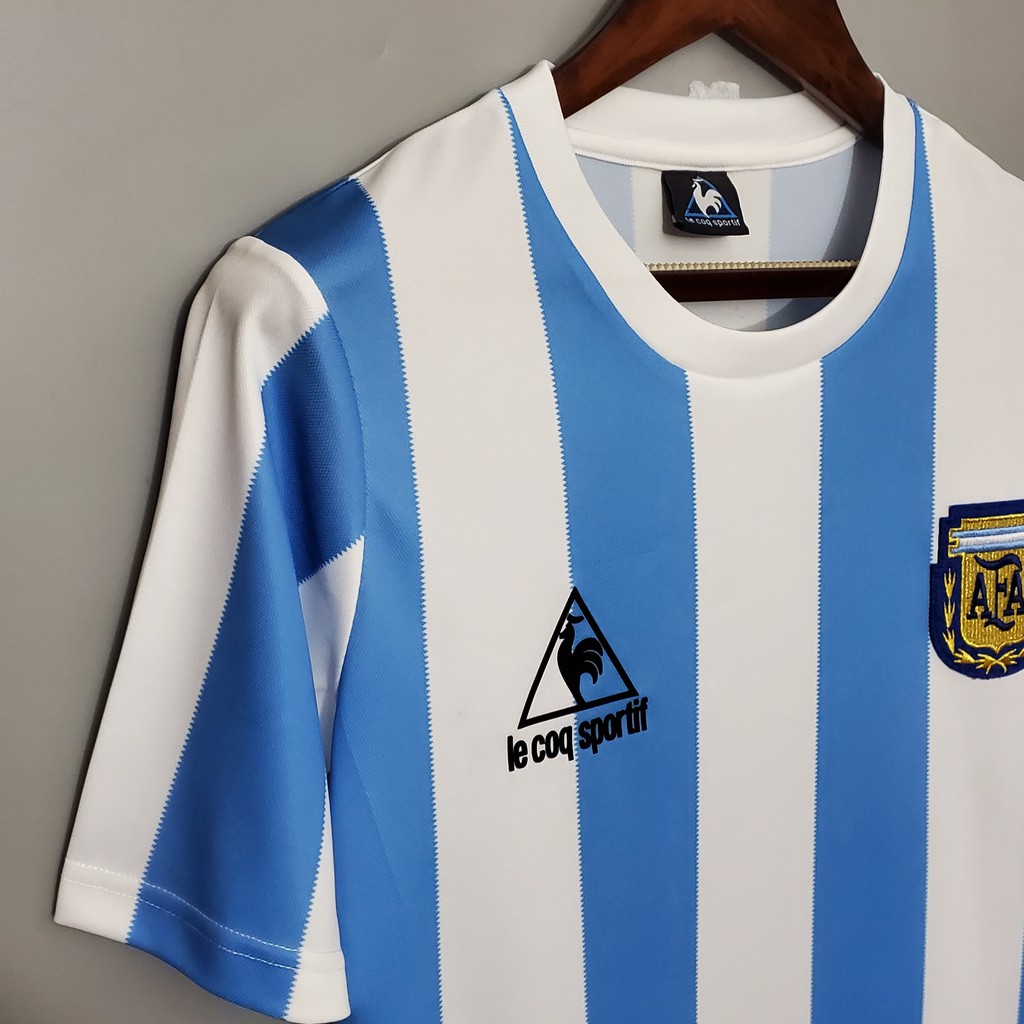 Retro Argentina Home Football Shirt 1986 - SoccerLord