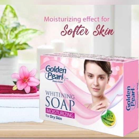 Goldenpearl Whitening Soap For Dry Skin Pink Soap