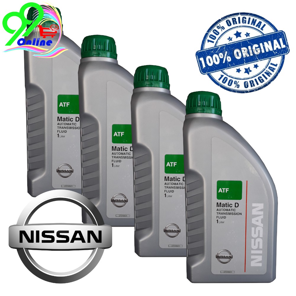 Nissan Automatic Transmission Fluid (ATF) Matic-D (1Liter) x 4pcs ...