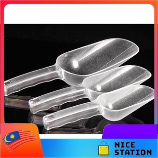 Ice Scoop Stainless Steel Scoops For Food Sugar Flour Buffet Dry Grains Bar  Tools Measuring Scoop Ice Bucket Scoop 8-inch(silver)(1pcs)