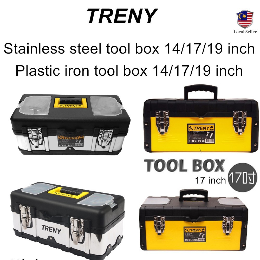 TRENY IT 17-19 Stainless steel tool box PVC / Iron ToolBox Home