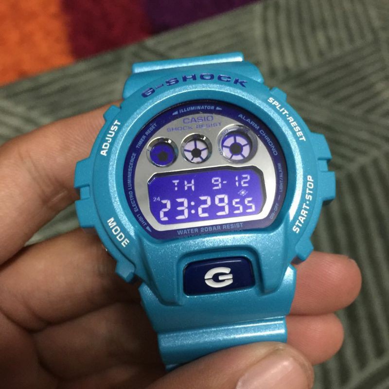 KACA DW6900 CB2 Biru Men Digital Watch Shopee Malaysia