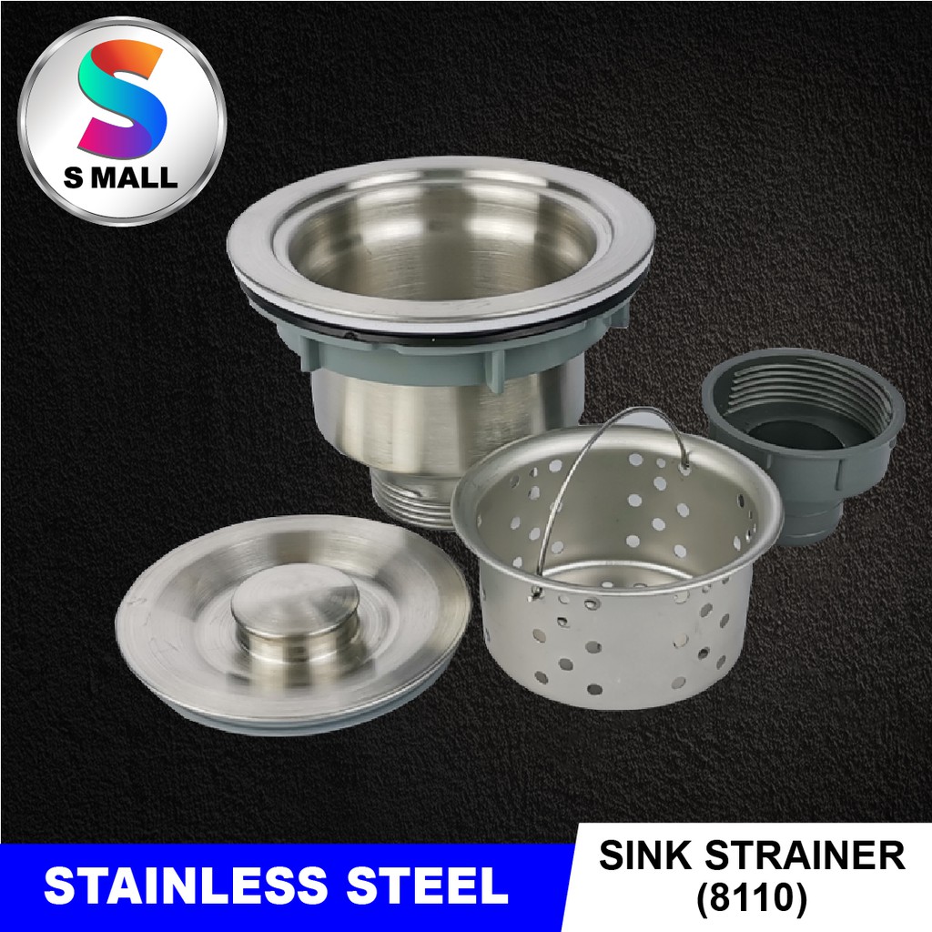 S MALL 1-1/2'' 8110 Stainless Steel Waste For Sink / Sink Waste Plug ...