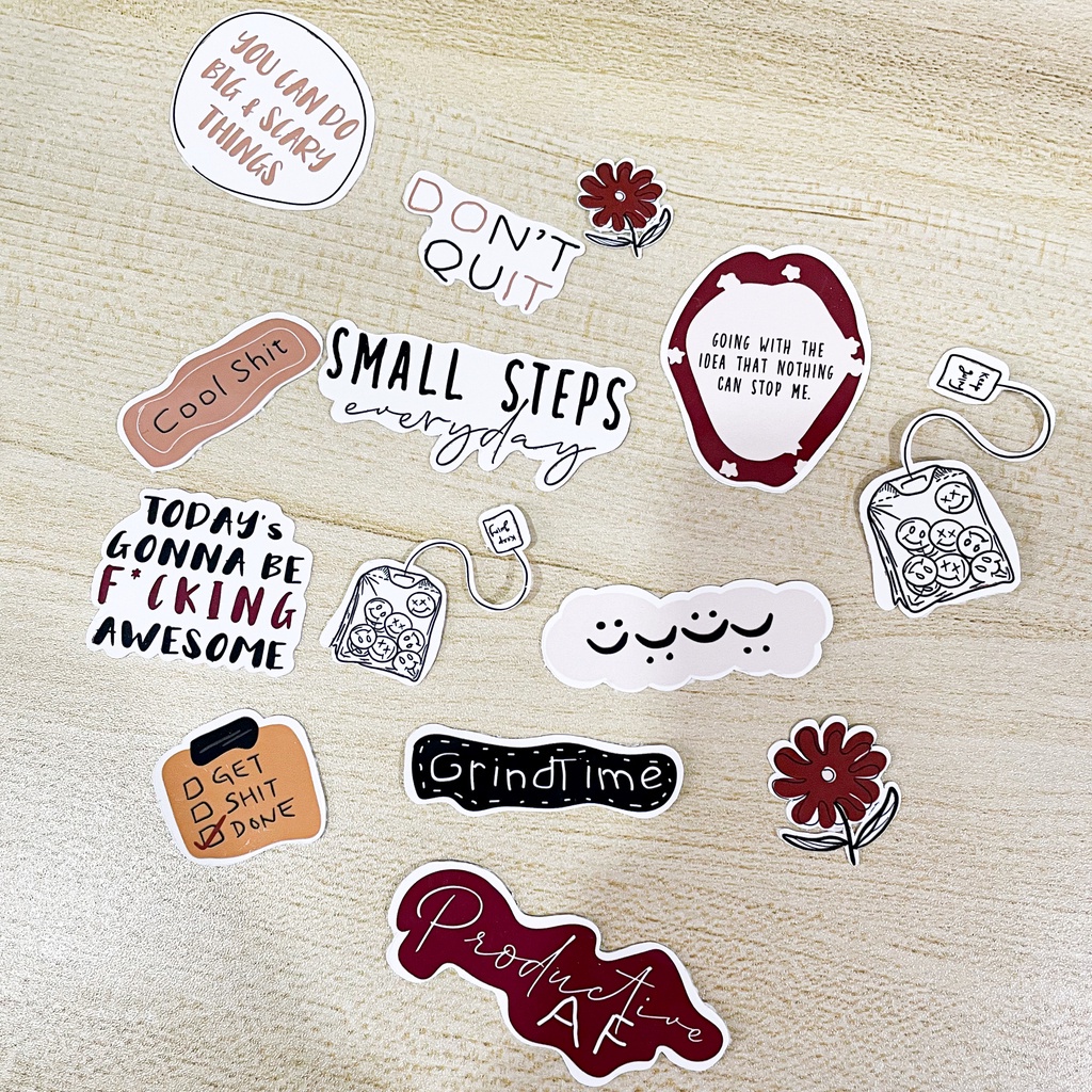 14pcs Get Shit Done Sticker Pack,Journal Sticker (Notebook Sticker ...