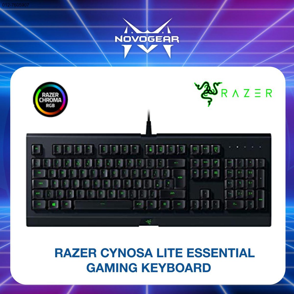 Razer Cynosa Lite Essential Gaming Keyboardrz03 02740600 R3m1 Shopee Malaysia 0926