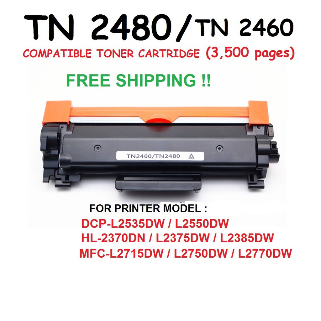 Toner TN-2460 TN2460 TN2480 TN-2480 Compatible With Brother HL L2370DN ...