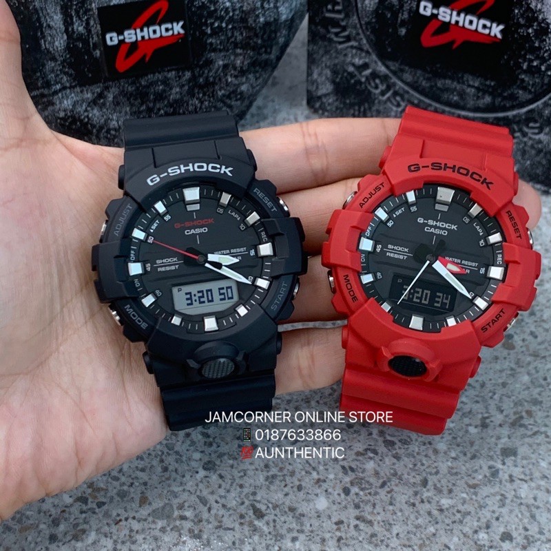 G shock best sale ga 800 red