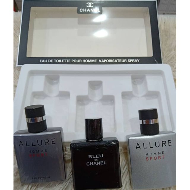 KissNscent - CHANEL MINIATURE GIFT SET 3 IN 1 🍁ALLURE HOMME SPORT