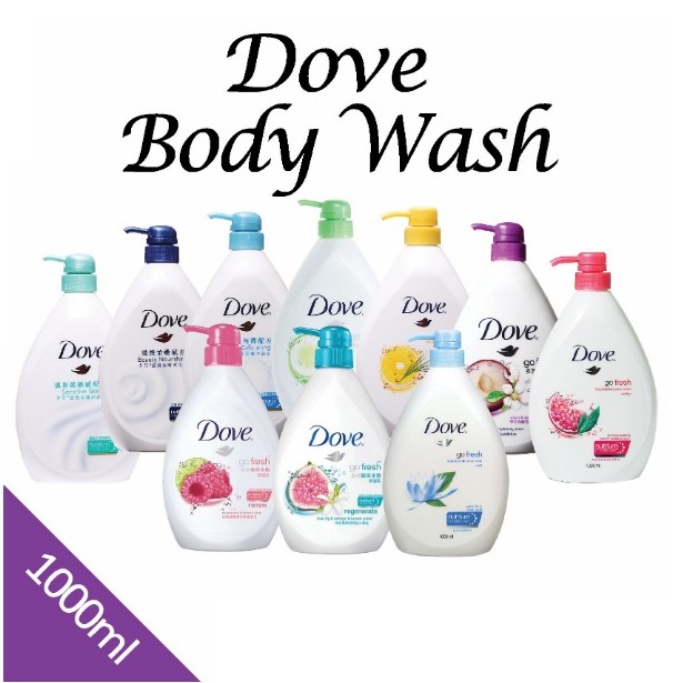 Dove Shower Gel Assorted 1000ml Shopee Malaysia