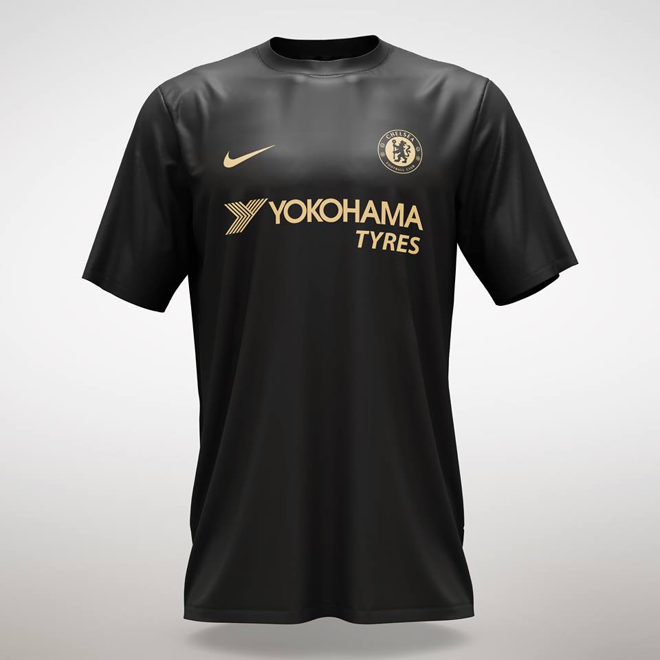 Chelsea new cheap black jersey