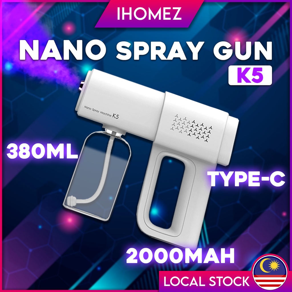 🔥HOT🔥Nano Mist Spray Gun Sanitizer Machine K5 Pistol Sanitiser
