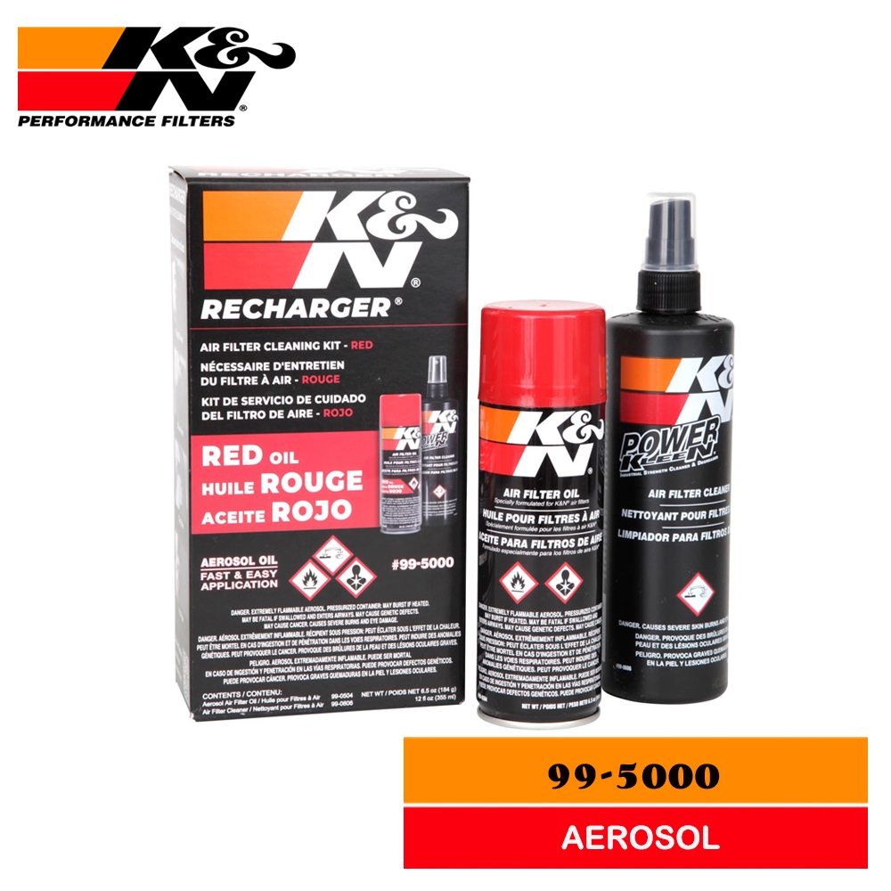 K&N 99-5000 Filter Care Service Kit Aerosol