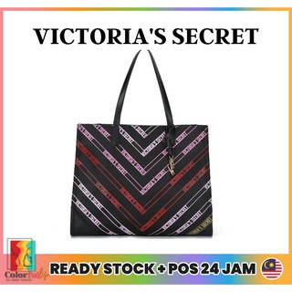 Victoria's Secret Large Black Mesh Tote Bag. 20 