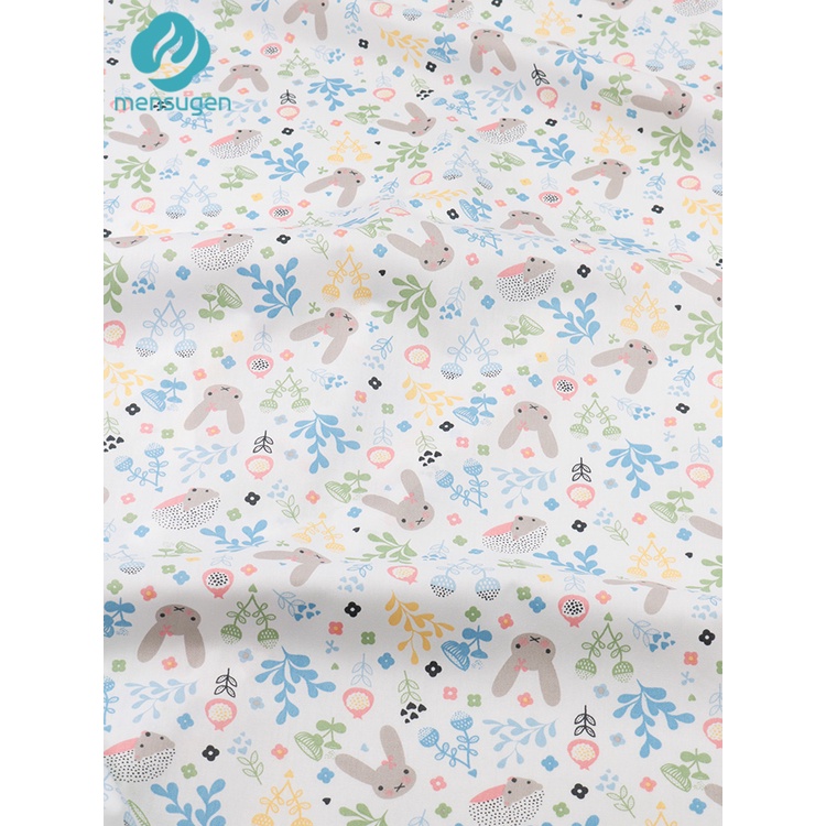 100% Cotton Fabric (Blue Floral series) Kain Cotton (Bunga Biru ...