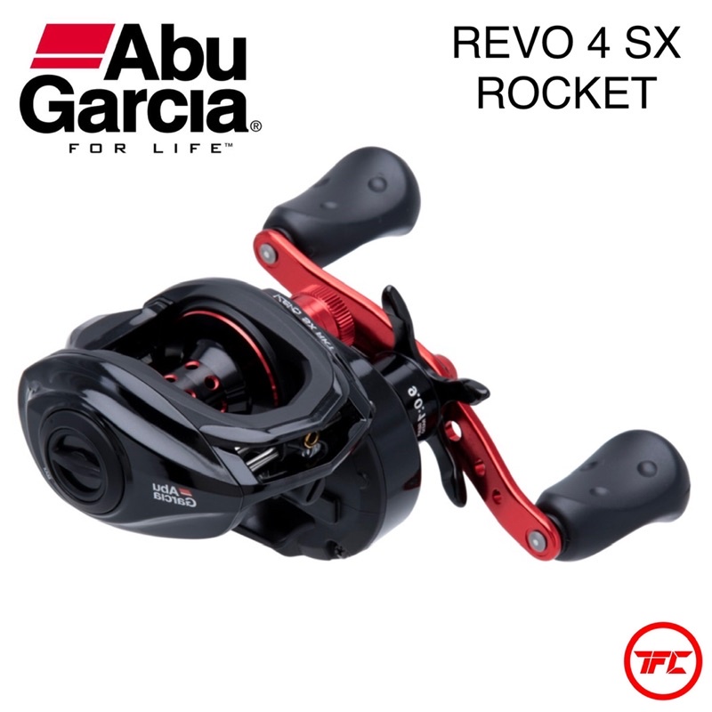 ABU GARCIA Revo 4 SX RKT Rocket 9.0:1 Left Hand Low Profile Baitcast Reel  Revo4 LP BC