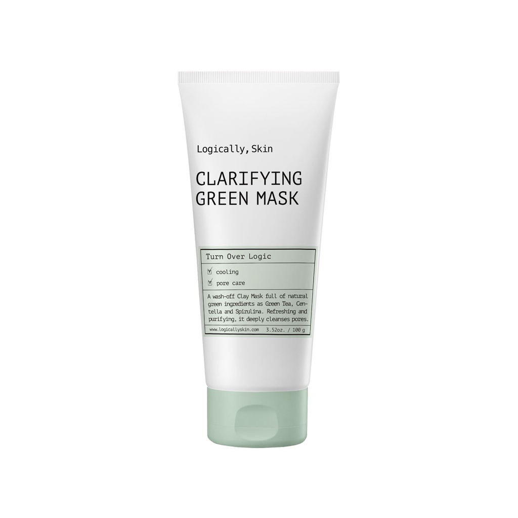Logically, Skin Clarifying Green Mask (100g) | Shopee Malaysia