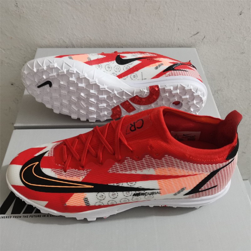 Futsal soccer shoes Nike Mercurial CR7 Zoom Vapor 14 elite TF indoor football shoes men s boots soccer cleats Shopee Malaysia
