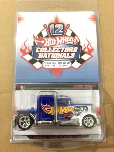 Hot Wheels sold 12 annual collector national convoy custom