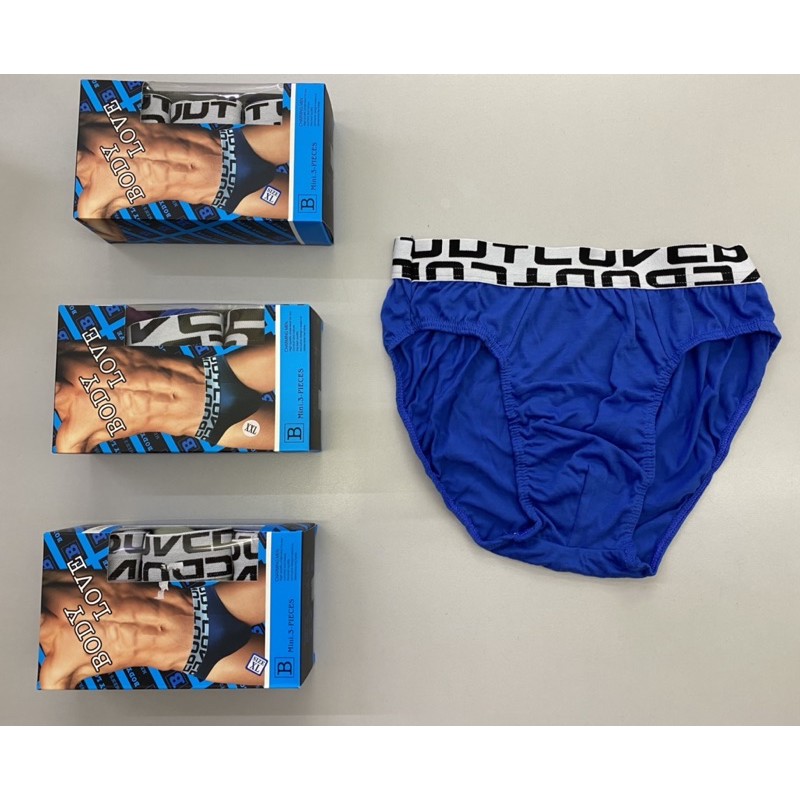 Original BODY GLOVE (7753) 3pcs Men Underwear Mini Briefs