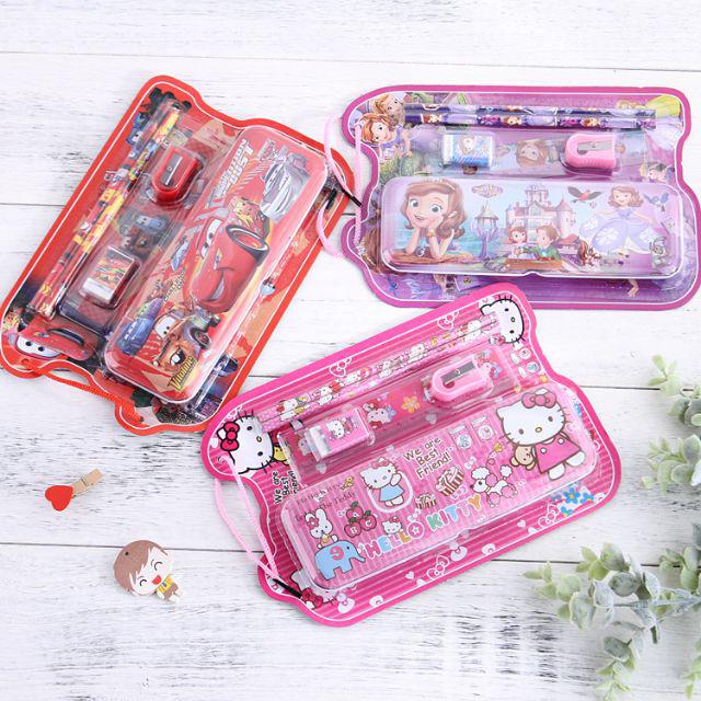 6 in1 Stationery Set Birthday Gift Goodies Bag Pencil Box Party Bag