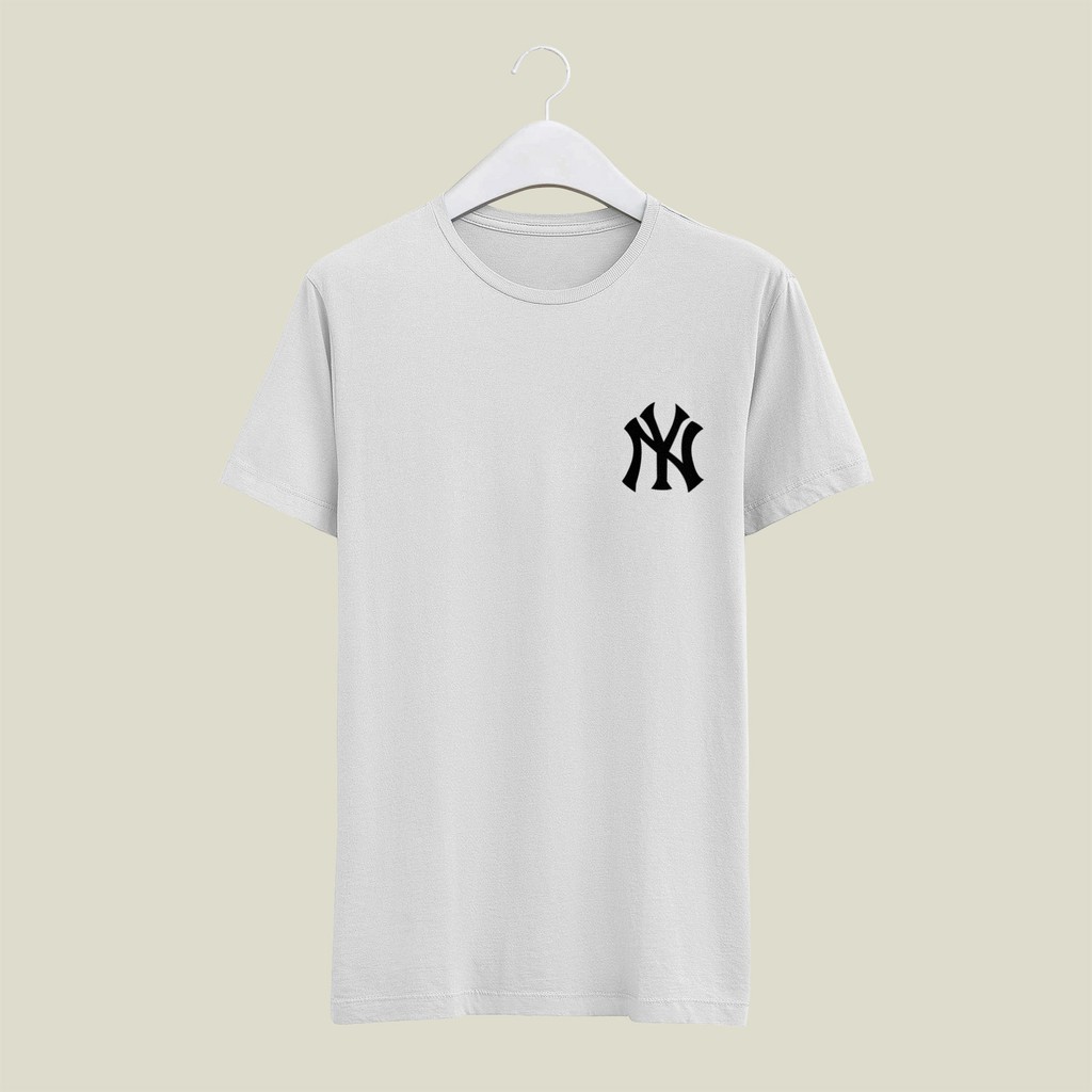 New York Yankees NY T Shirt Baju Streetwear Baju Shirt T Shirt Unisex Shirt  Men Women baju lelaki 100% Cotton