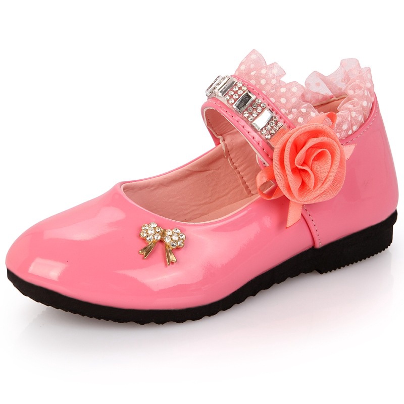 (Black/White) Baby Girls Korean Sandals Kids Girl Bow Princess Shoes ...