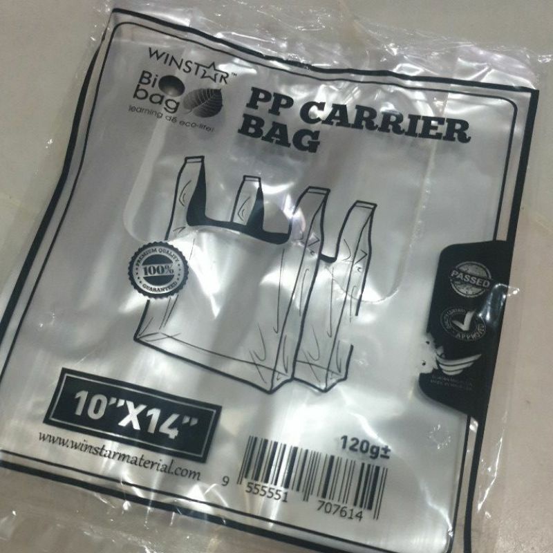 Cantik utk letakkan barang Jualan Plastik Rokrak Clear / PP Carrier Bag ...