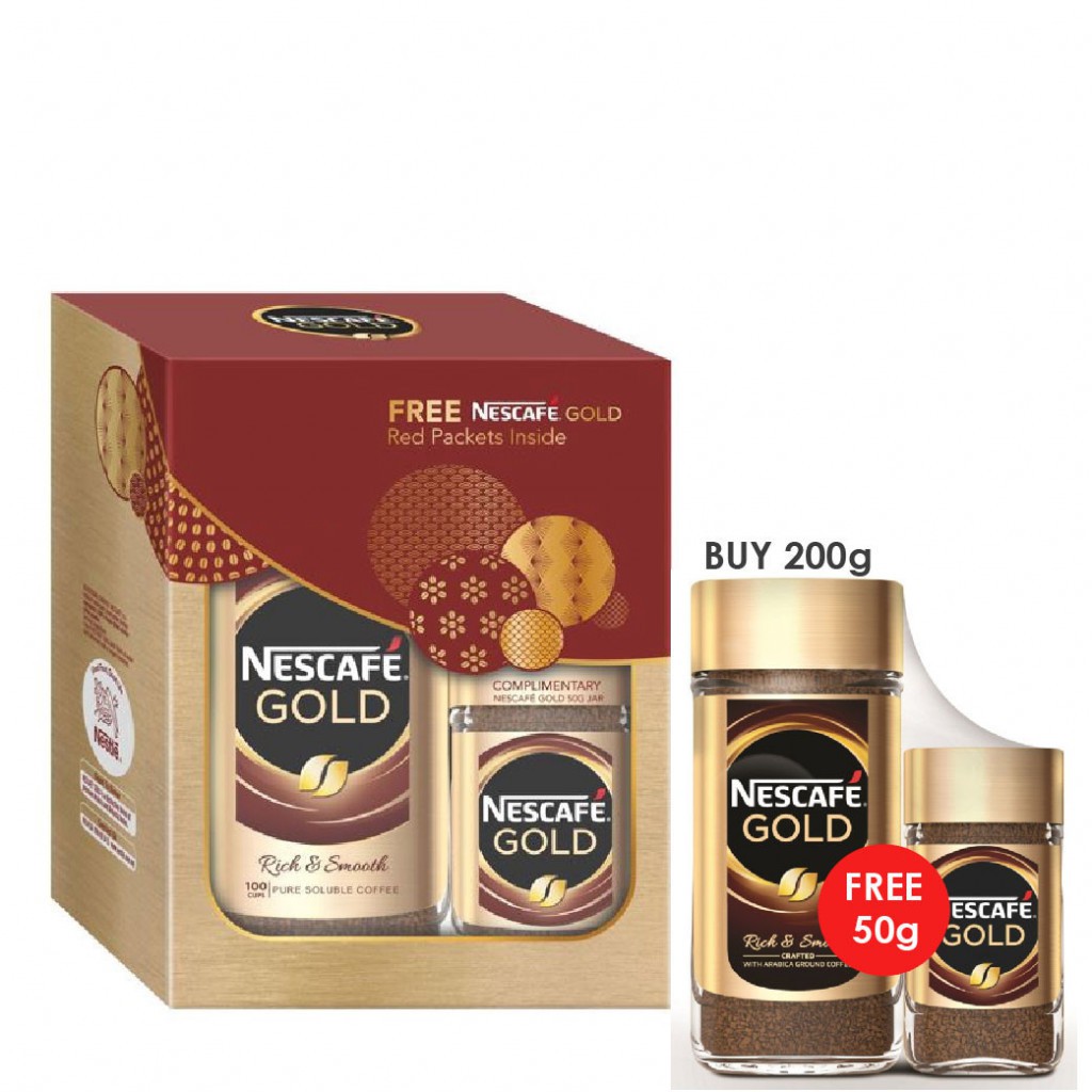 Nescafe Gold Rich & Smooth Jar 200g FREE 50g