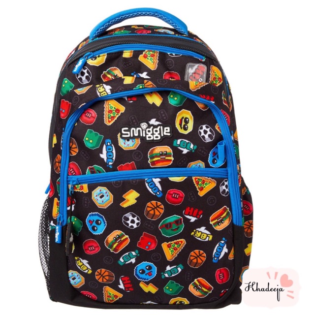 Smiggle Hits Backpack Black Shopee Malaysia