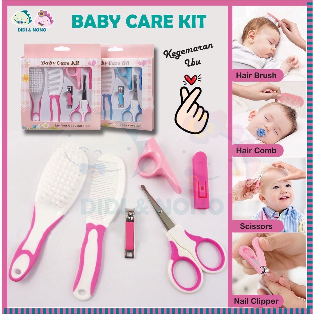 1/2/5/6pcs/Set Baby Care Kit Infant Kids Grooming Brush Comb Child