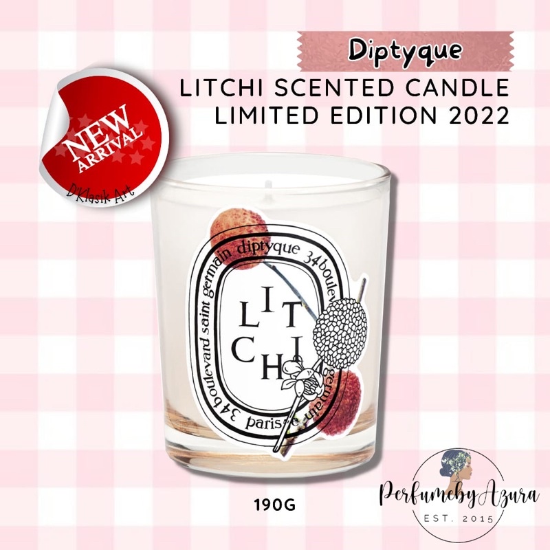 DIPTYQUE LITCHI SCENTED CANDLE LIMITED EDITION 2022 Shopee Malaysia