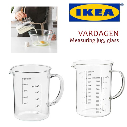 VARDAGEN Measuring cup, glass, 34 oz - IKEA