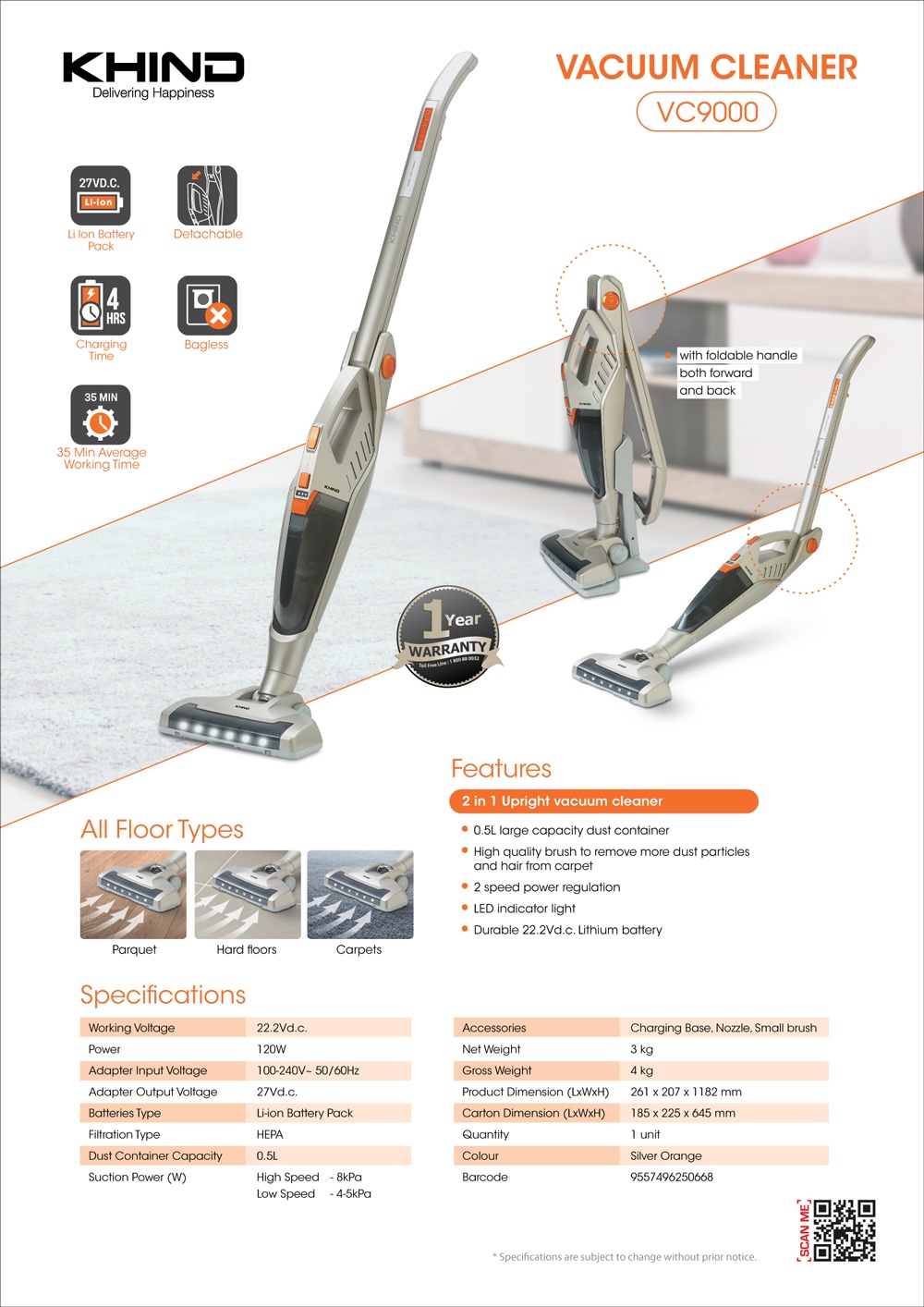 Khind cordless vacuum online cleaner review