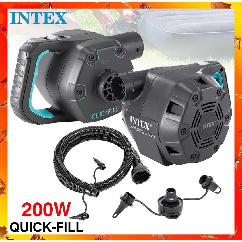 INTEX 66644 230 Volt QuickFill Ac Electric Pump Inflate Deflate For