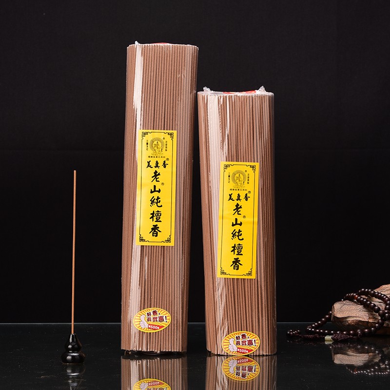 Sandalwood Line Incense (Bee Chin Heong) 美真香老山纯檀卧香 (27cm，21cm) | Shopee ...