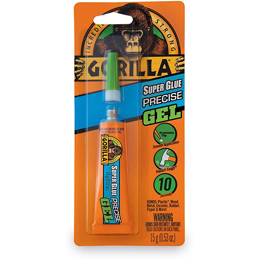 Gorilla Super Glue Precise Gel Clear (6g 1pcs or 15g 1pcs)