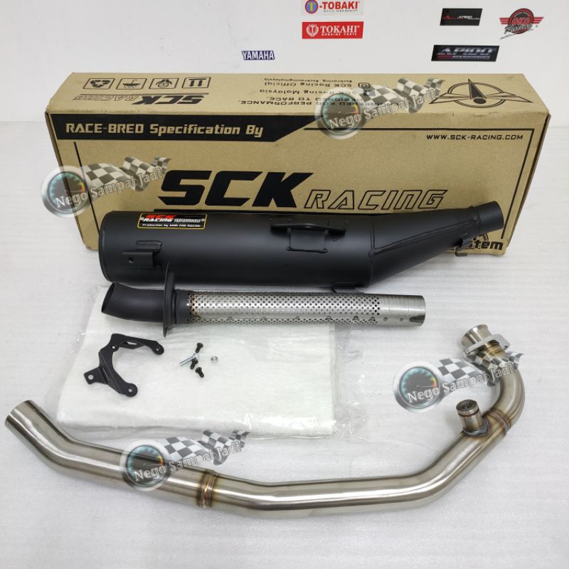 SCK Racing Sleeper Exhaust 32mm For RS150 | Shopee Malaysia