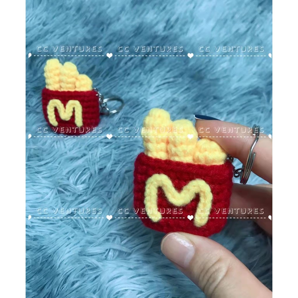 【Ready stock】homemade limited sales of handicrafts- Keychain McDonald's ...