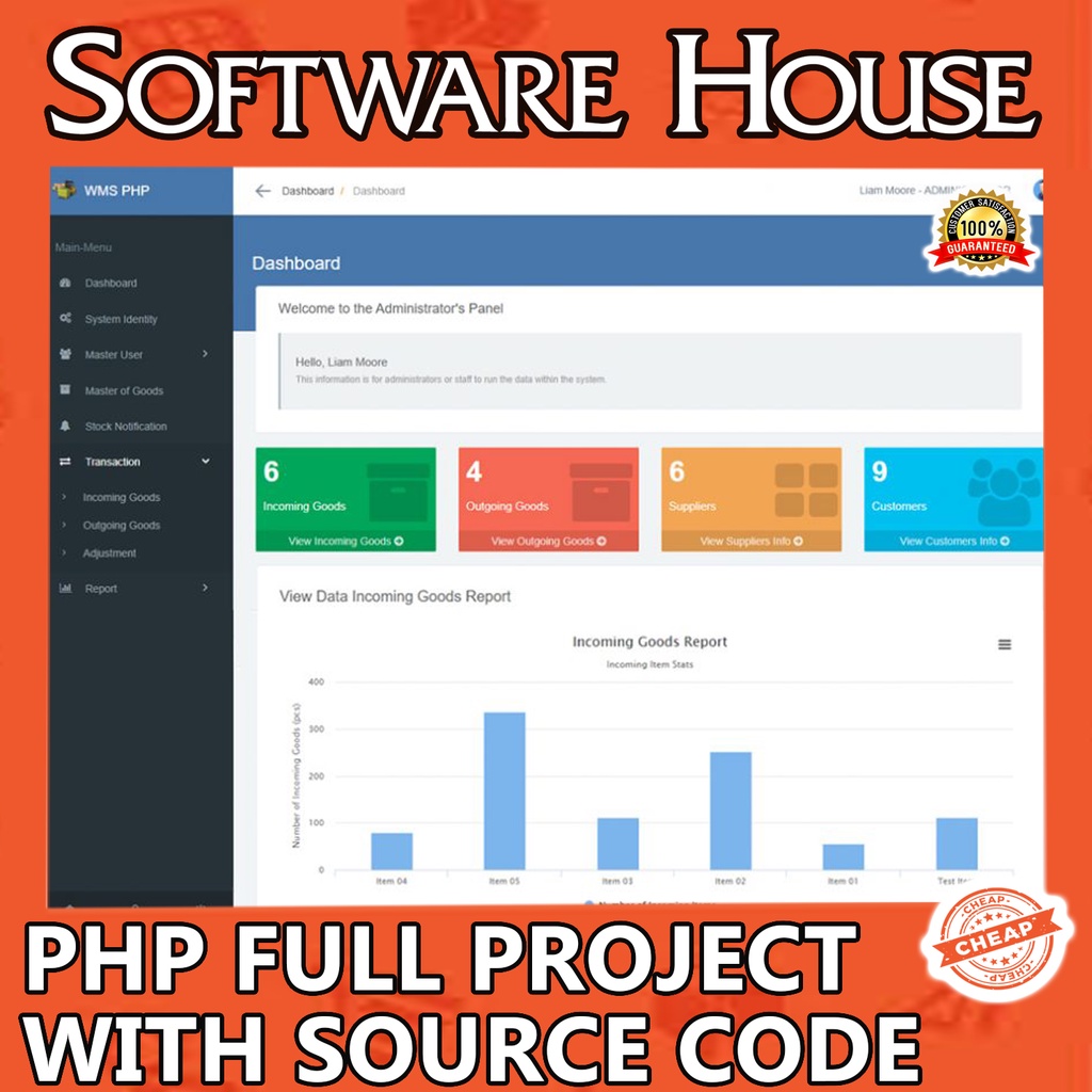 Warehouse Management System Full PHP Project with Source Code | Shopee ...