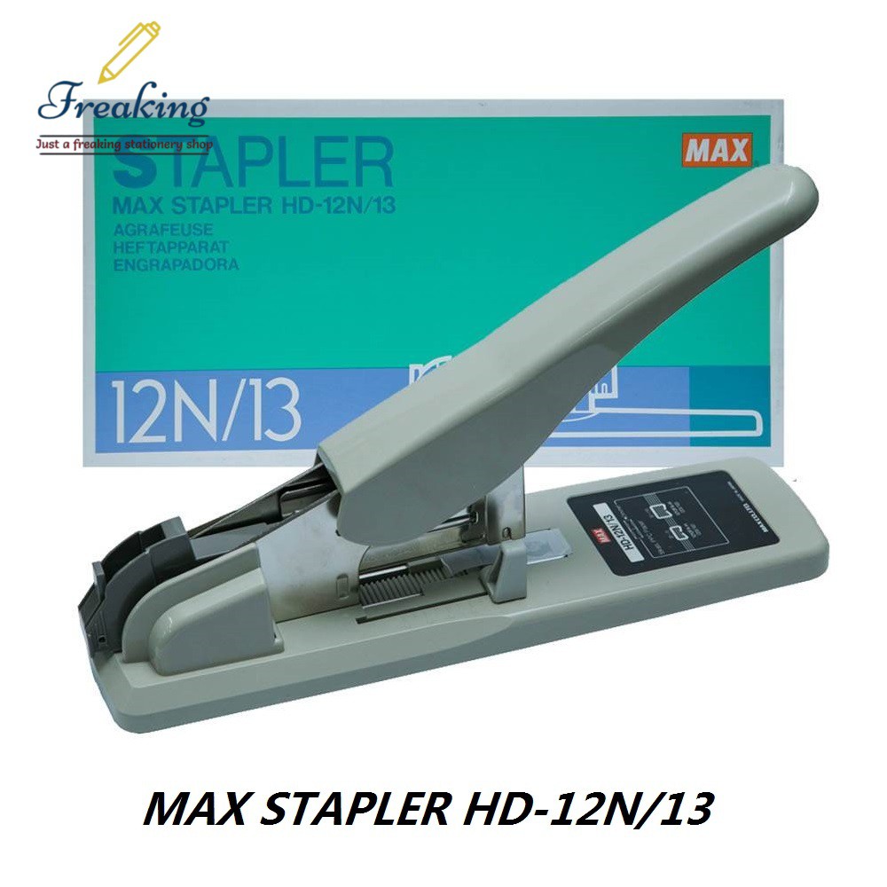MAX STAPLER HD12N/13 (SHEET 30'S 110'S MAX. 8MM) Shopee Malaysia