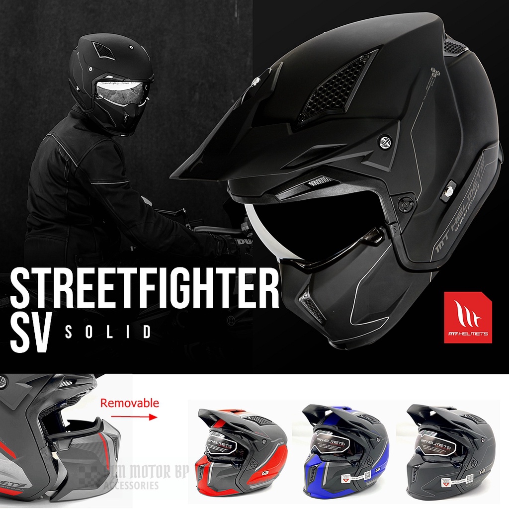 MT MT Helmet Street Fighter