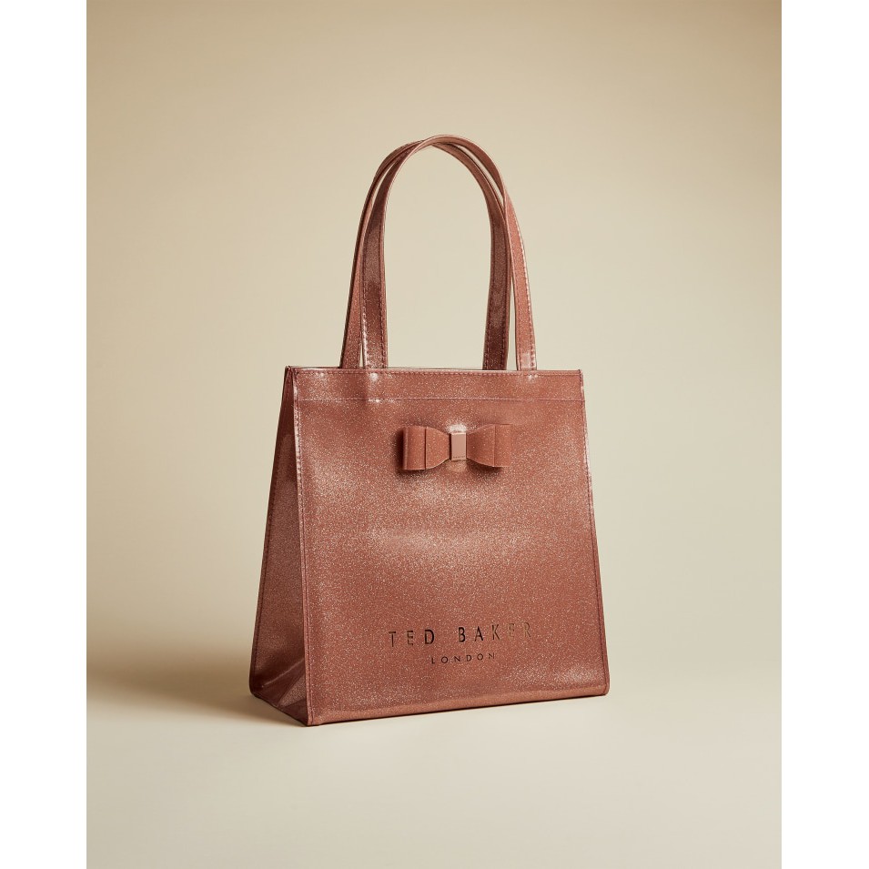 Sofcon Bow Medium Icon Tote In Rosegold