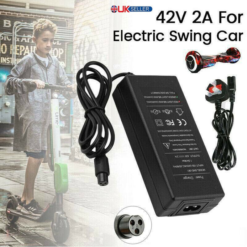 42V 2A Lithium Battery Charger Fast Power Charging Adapter For 36V 2 Wheel Self Balancing Scooter Hoverboard With Led Indicator Shopee Malaysia