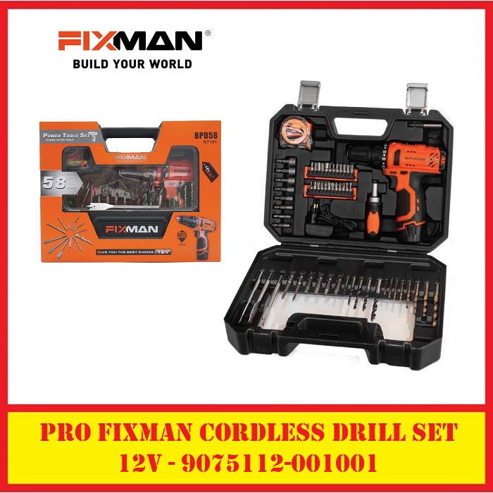 Pro fixman cordless discount drill